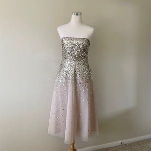 BCBG Max Azria sequined dress in mint condition.